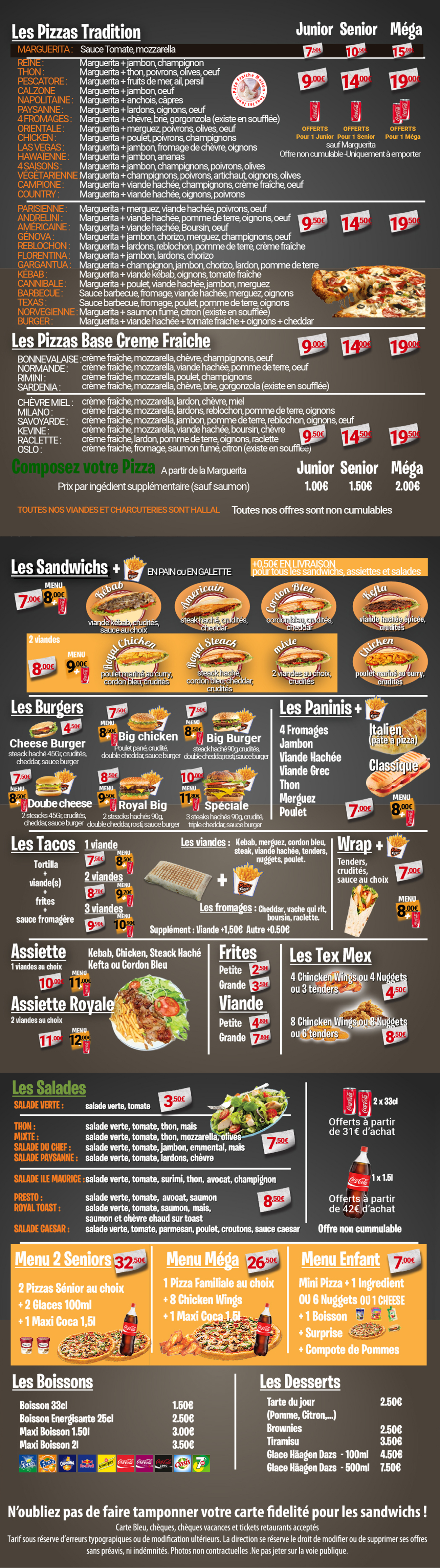 Carte Pizza